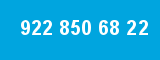 922 850 68 22 922 850 68 22